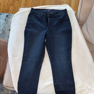 NYDJ Women's Dark Blue Skinny Jeans - Stretch Denim